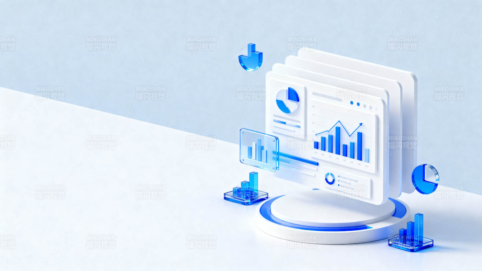 数据可视化科技图表展示图片
