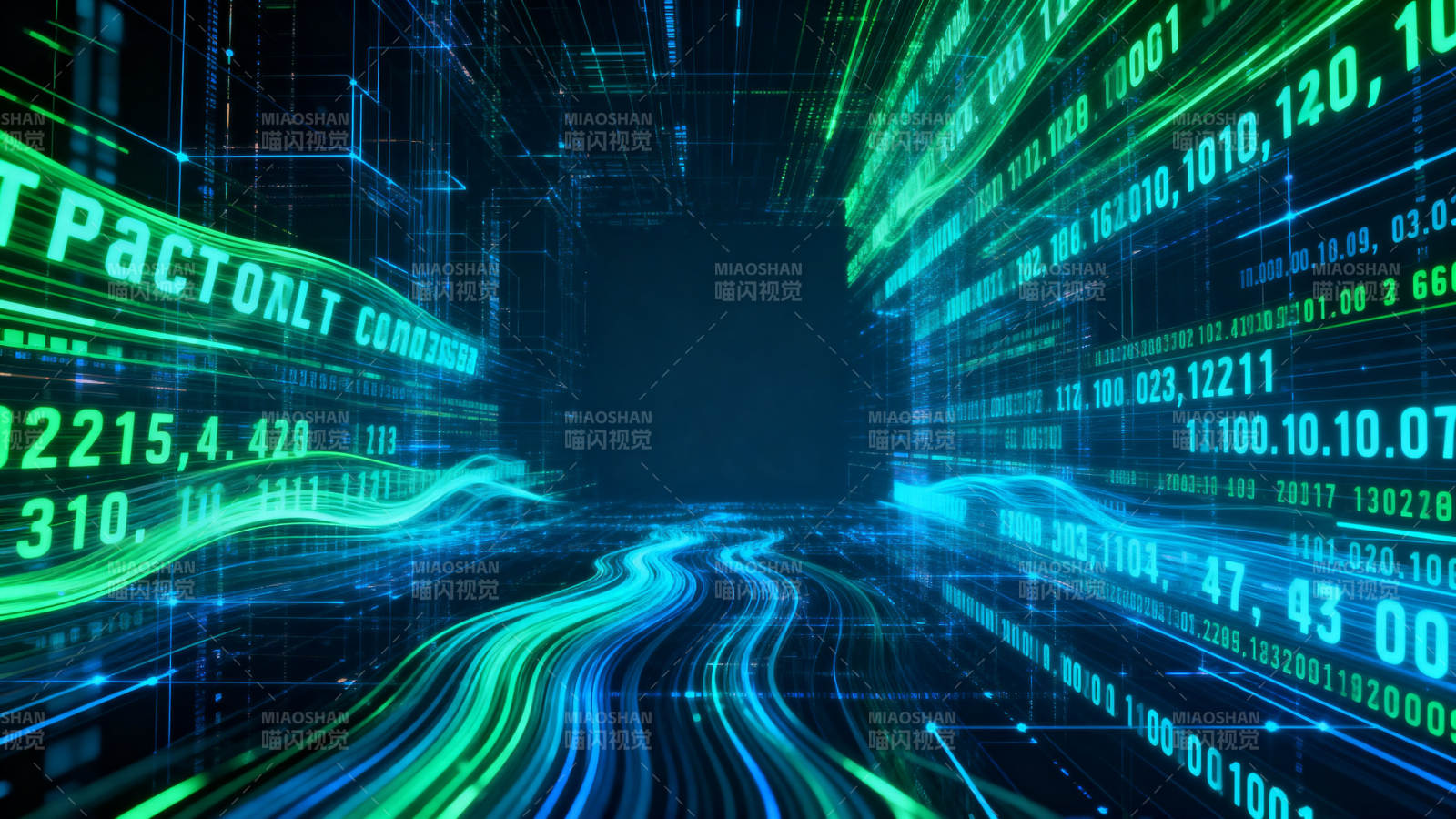 数字科技数据流通道图片