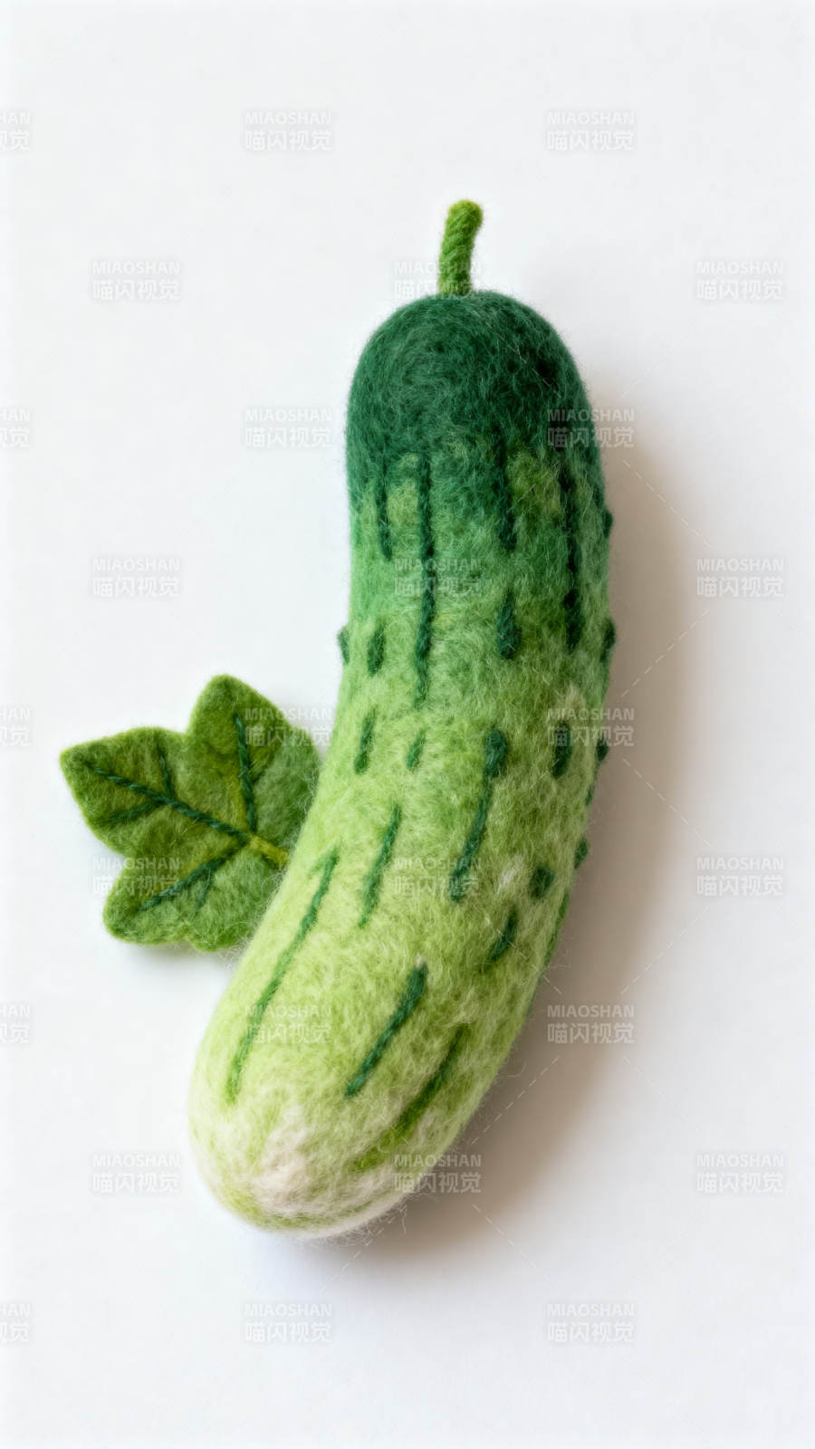 羊毛毡手工黄瓜模型图片