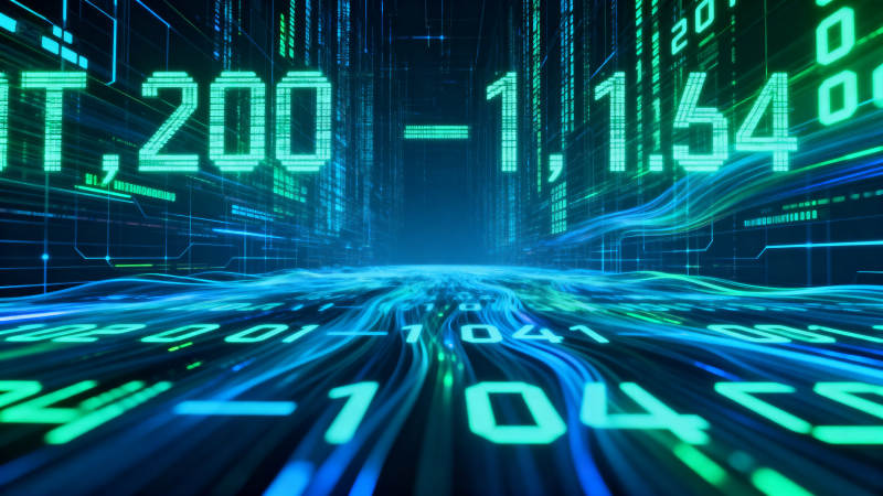 数字科技数据流图片