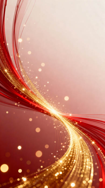 红金光效流动背景图片