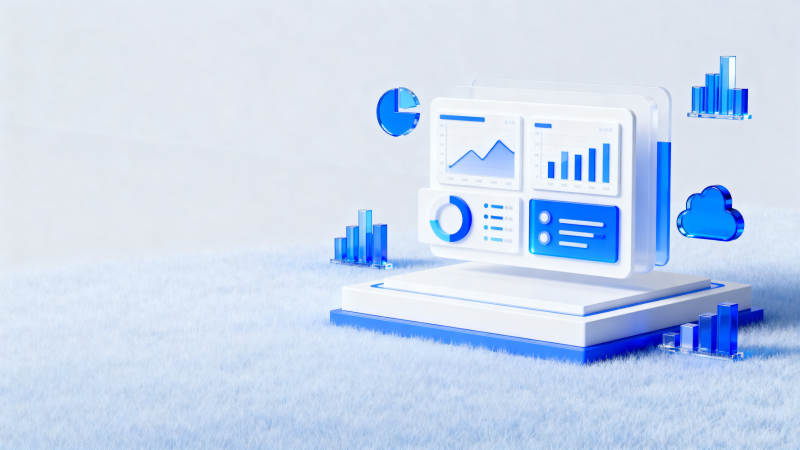 数据可视化科技图表展示图片