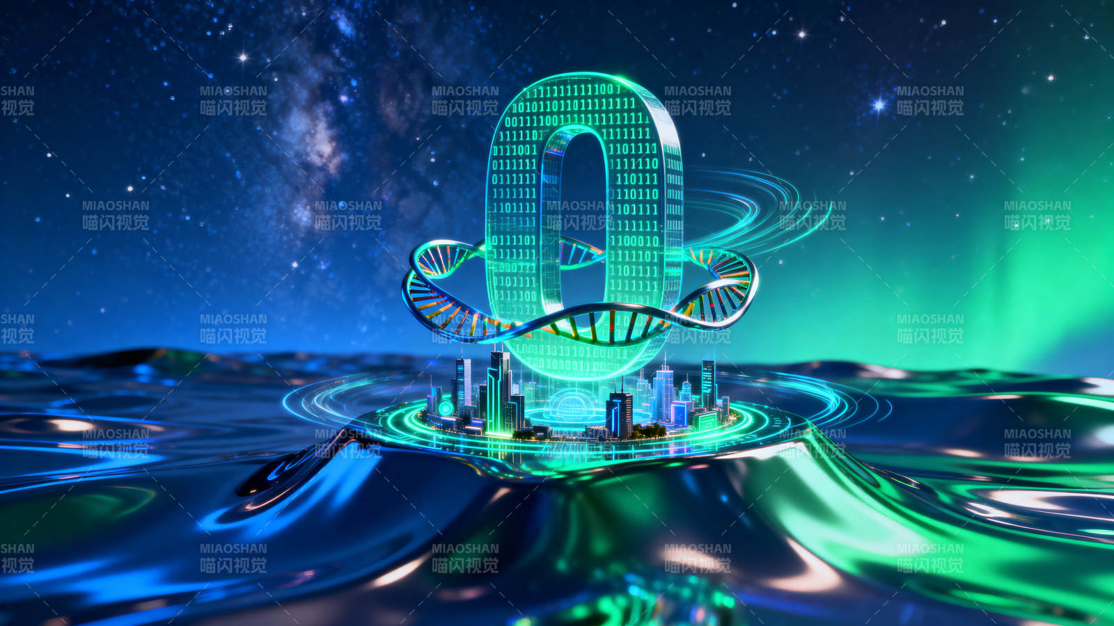 数字科技与未来城市图片