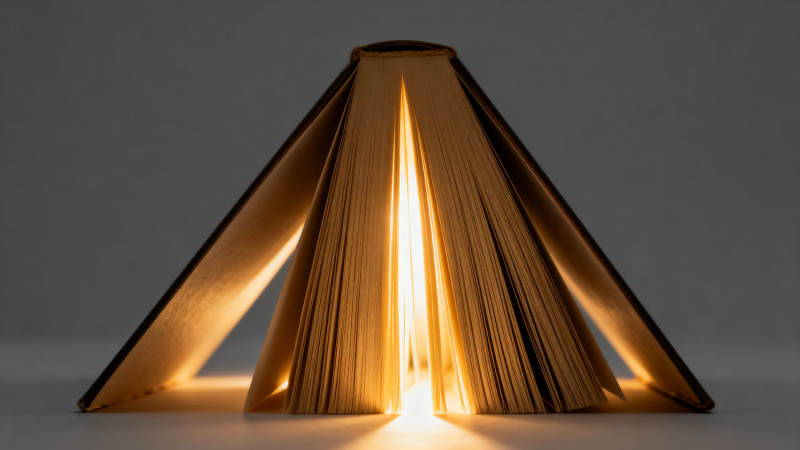 书本中的光艺术图片