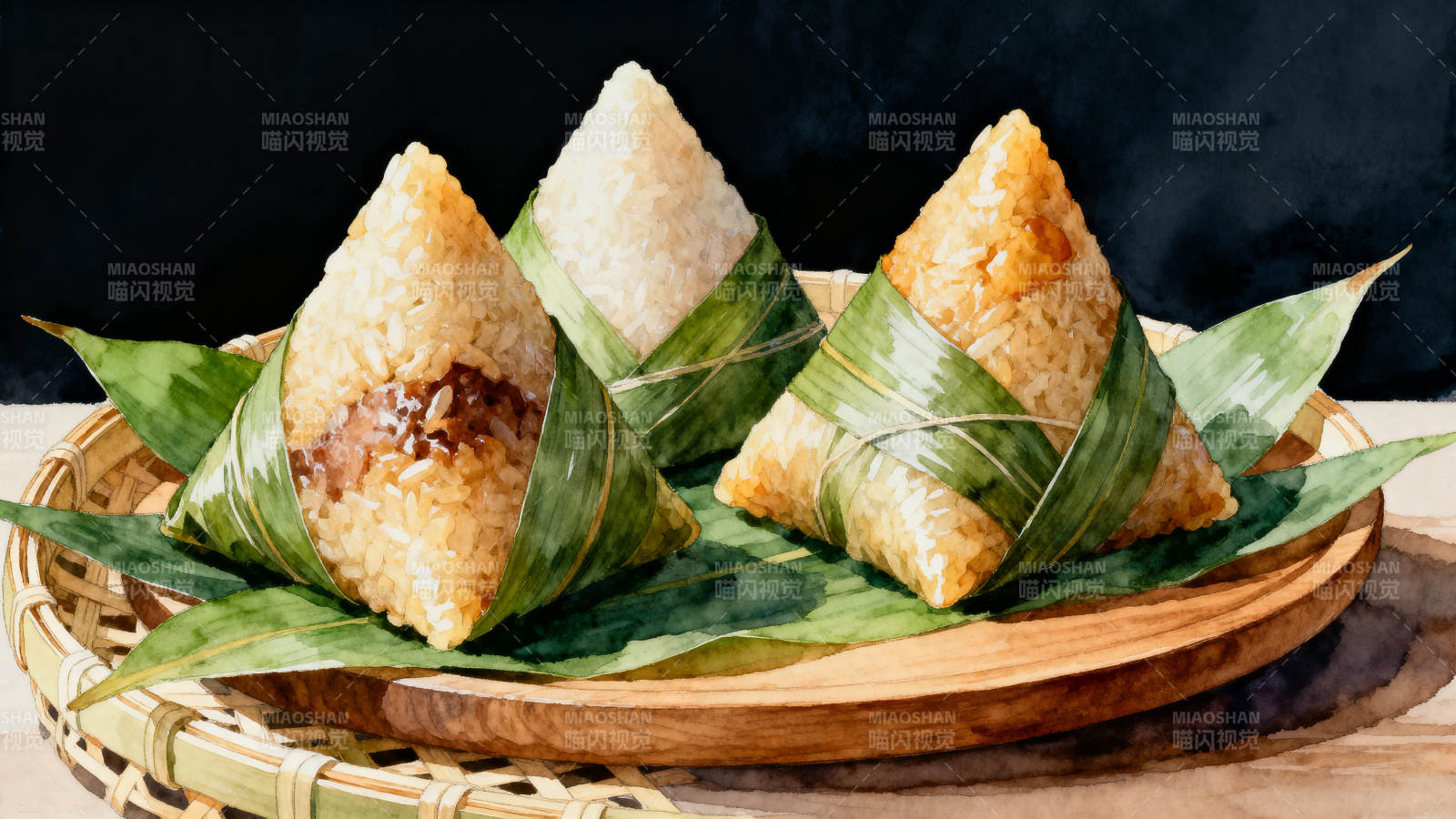 端午节传统美食粽子图片