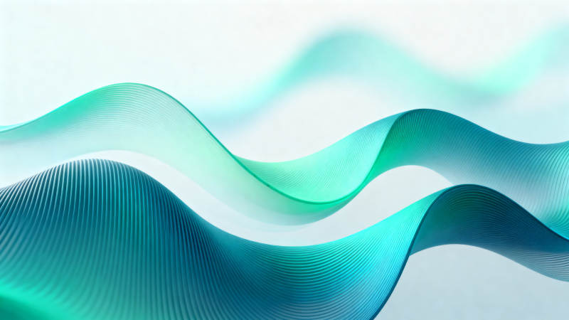 抽象波浪线条艺术图片