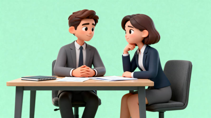 商务会议交流场景图片