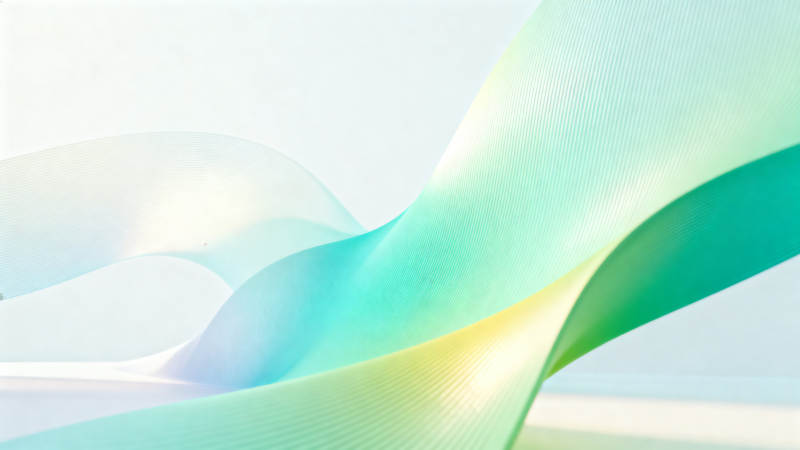 渐变色抽象丝带背景图片