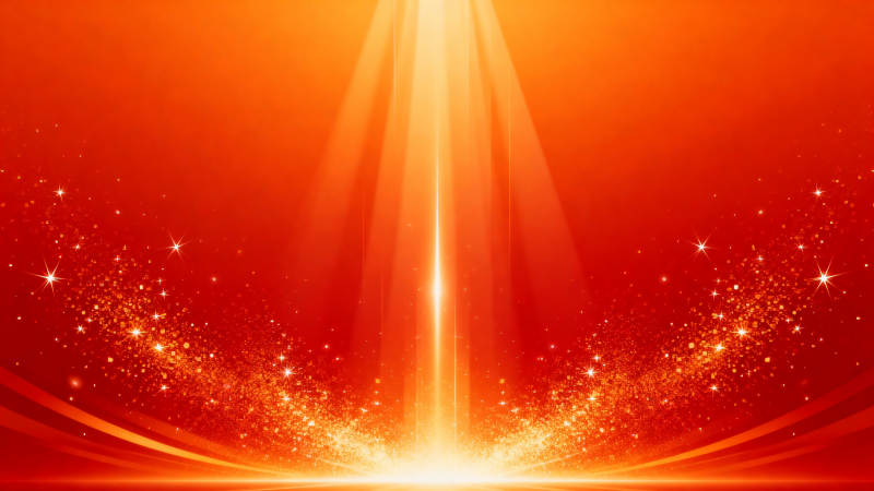 红色光束背景设计图片