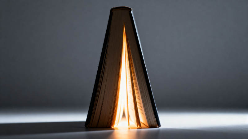 书本中的光艺术感图片