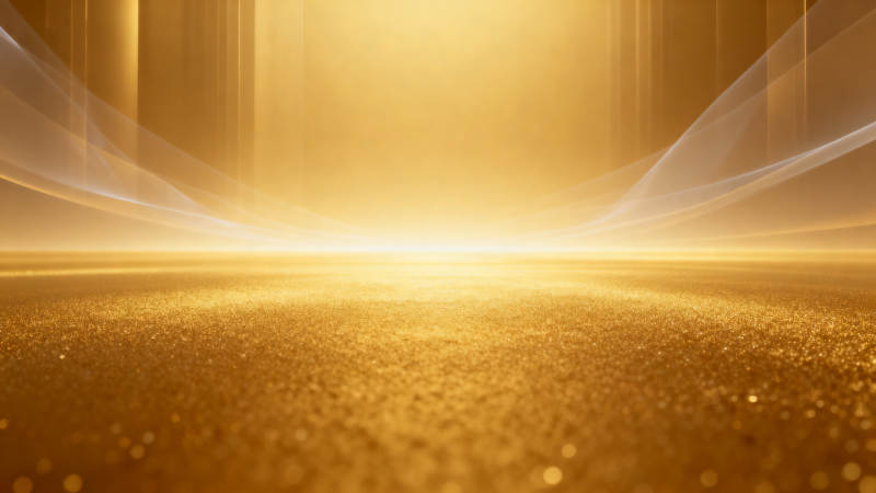 金色背景光效舞台图片