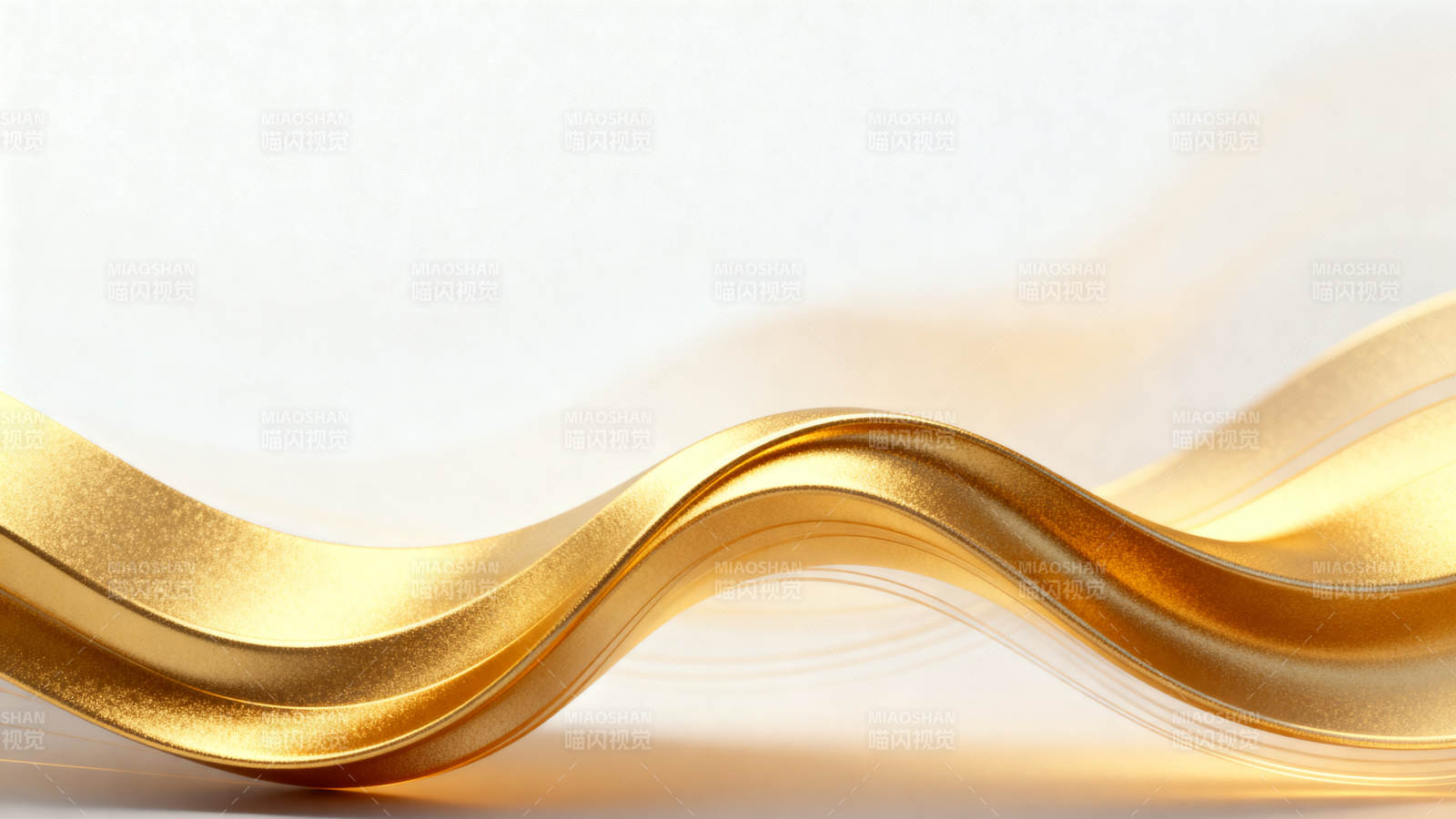 金色波浪抽象背景设计图片