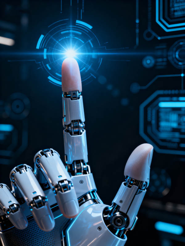 机器人触碰科技界面图片