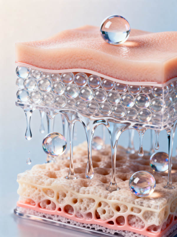 皮肤结构保湿示意图图片