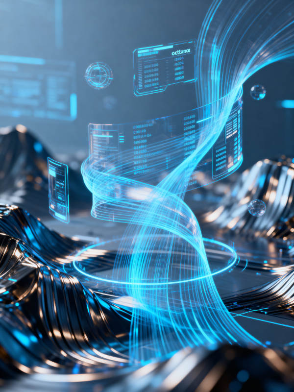 科技数据流可视化图片