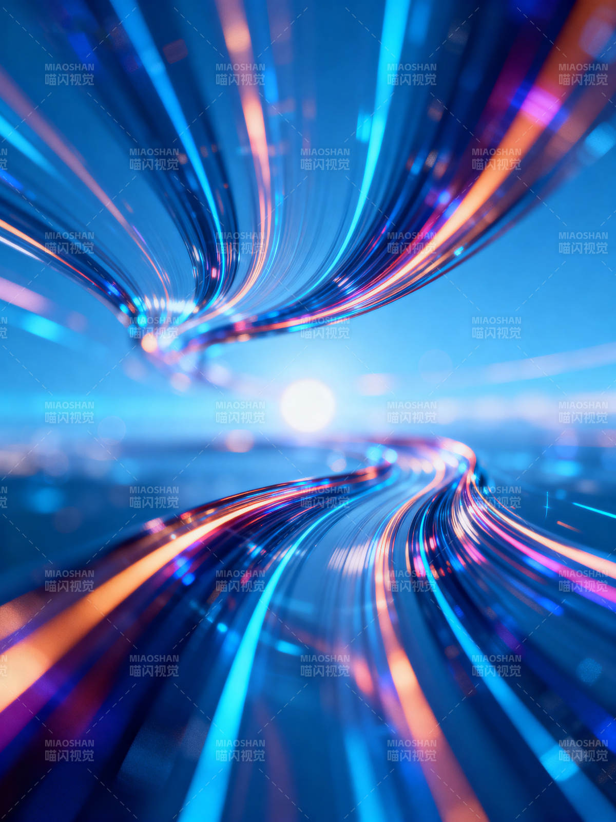 科技感光线抽象背景图片