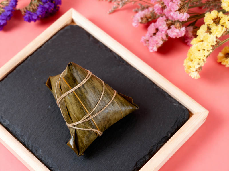 端午节传统粽子特写图片