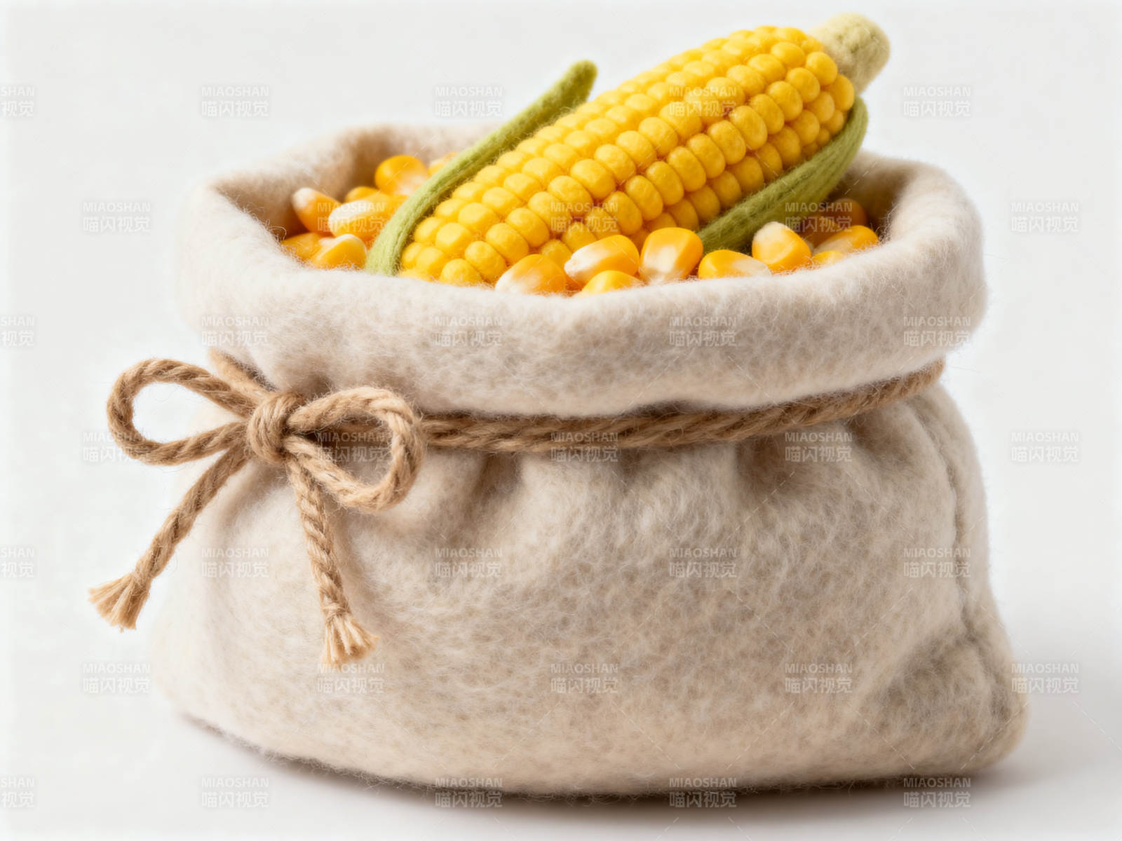 毛毡玉米袋创意展示图片