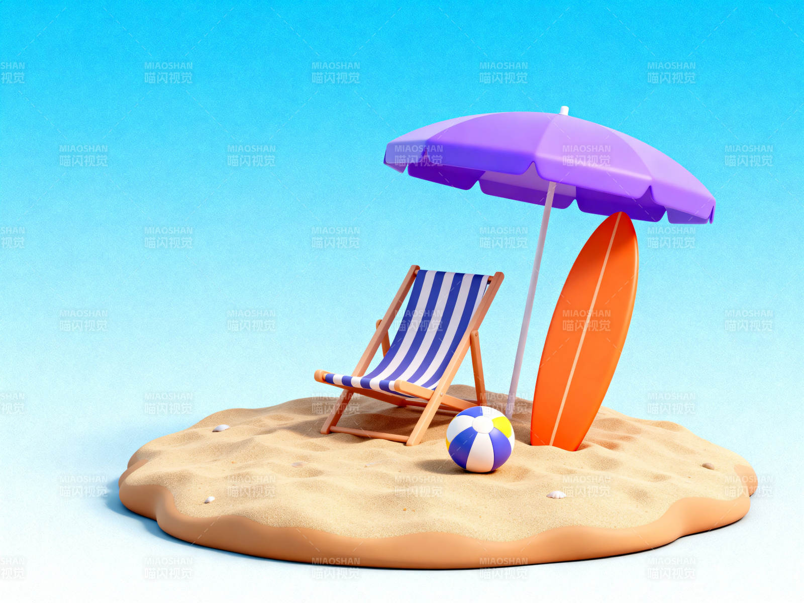 沙滩休闲夏日度假小岛图片