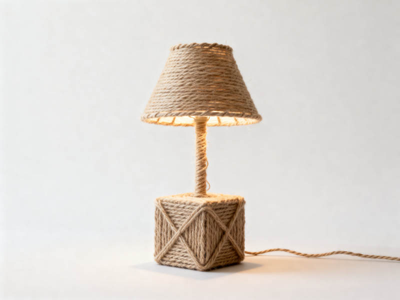 麻绳台灯创意设计图片