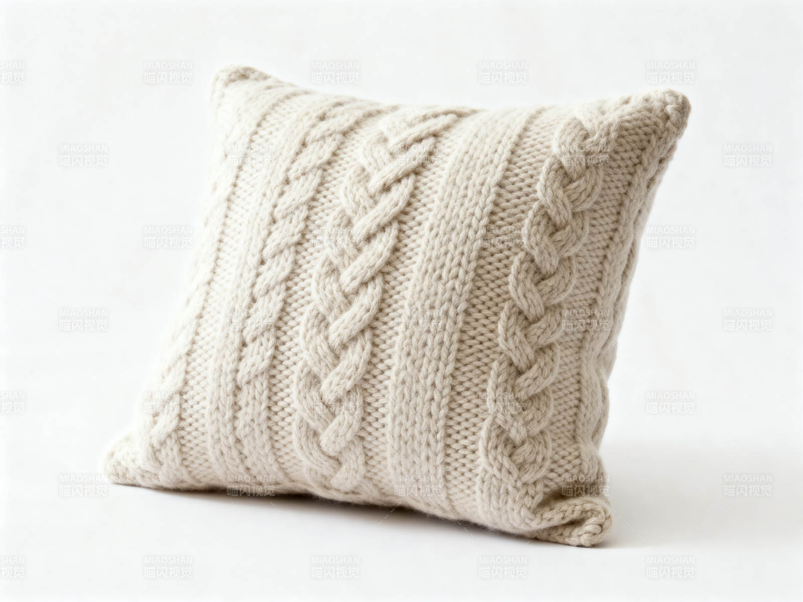 针织抱枕编织纹理图片