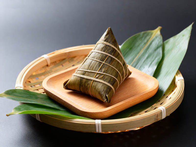 端午节传统粽子特写图片