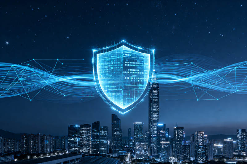 城市网络安全防护图片