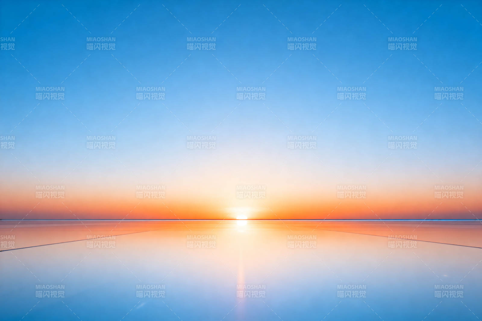 日出海天一线美景图片