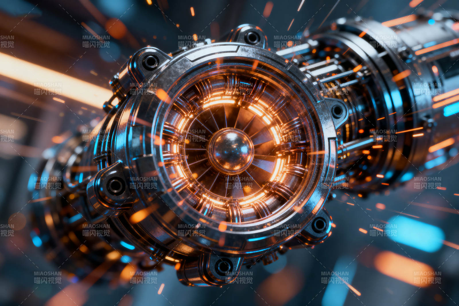 科幻引擎核心装置图片