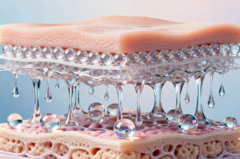 皮肤结构保湿示意图图片