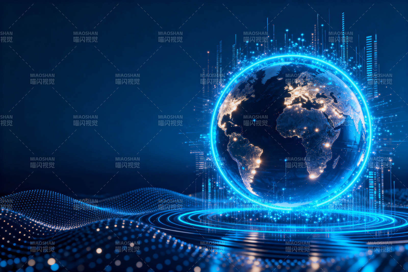 地球科技数字网络图片
