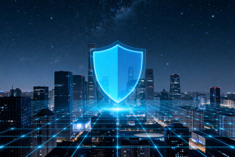城市网络安全防护图片