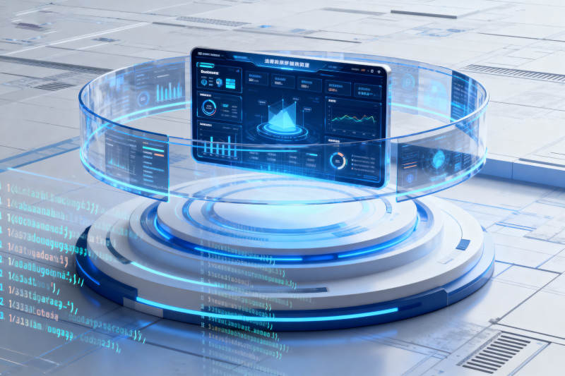 科技数据可视化展示图片