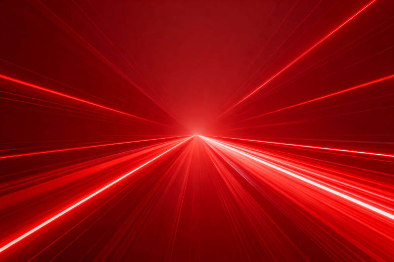 红色光速隧道效果图片