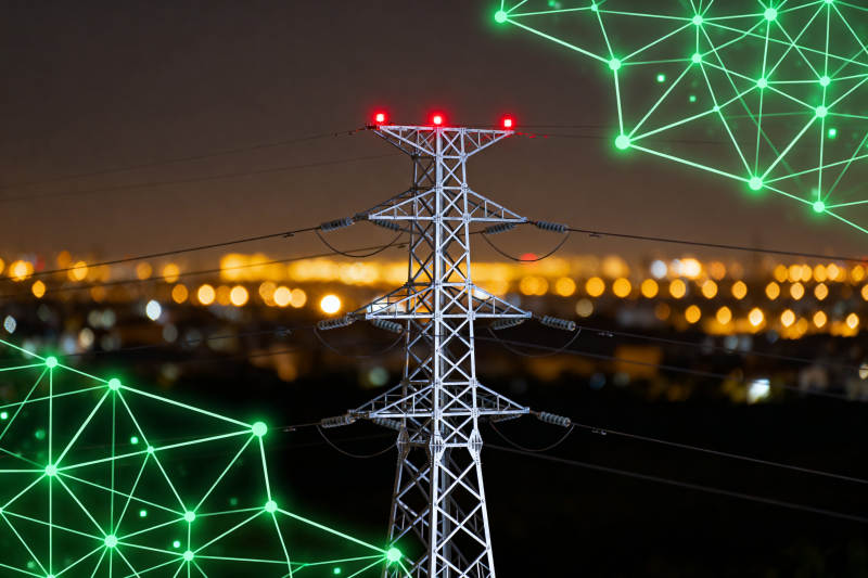 智能电网电力传输图片