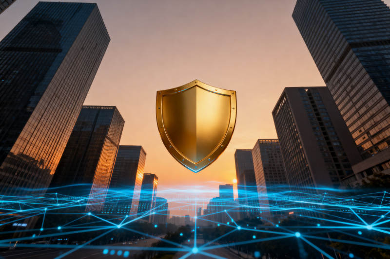 城市网络安全防护图片