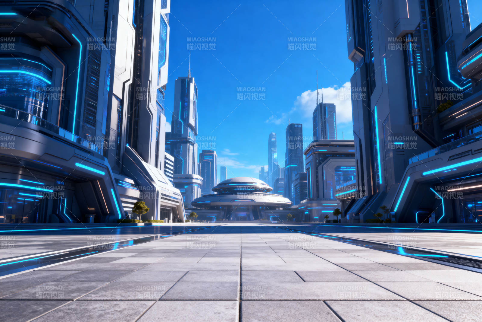 未来城市科幻建筑图片