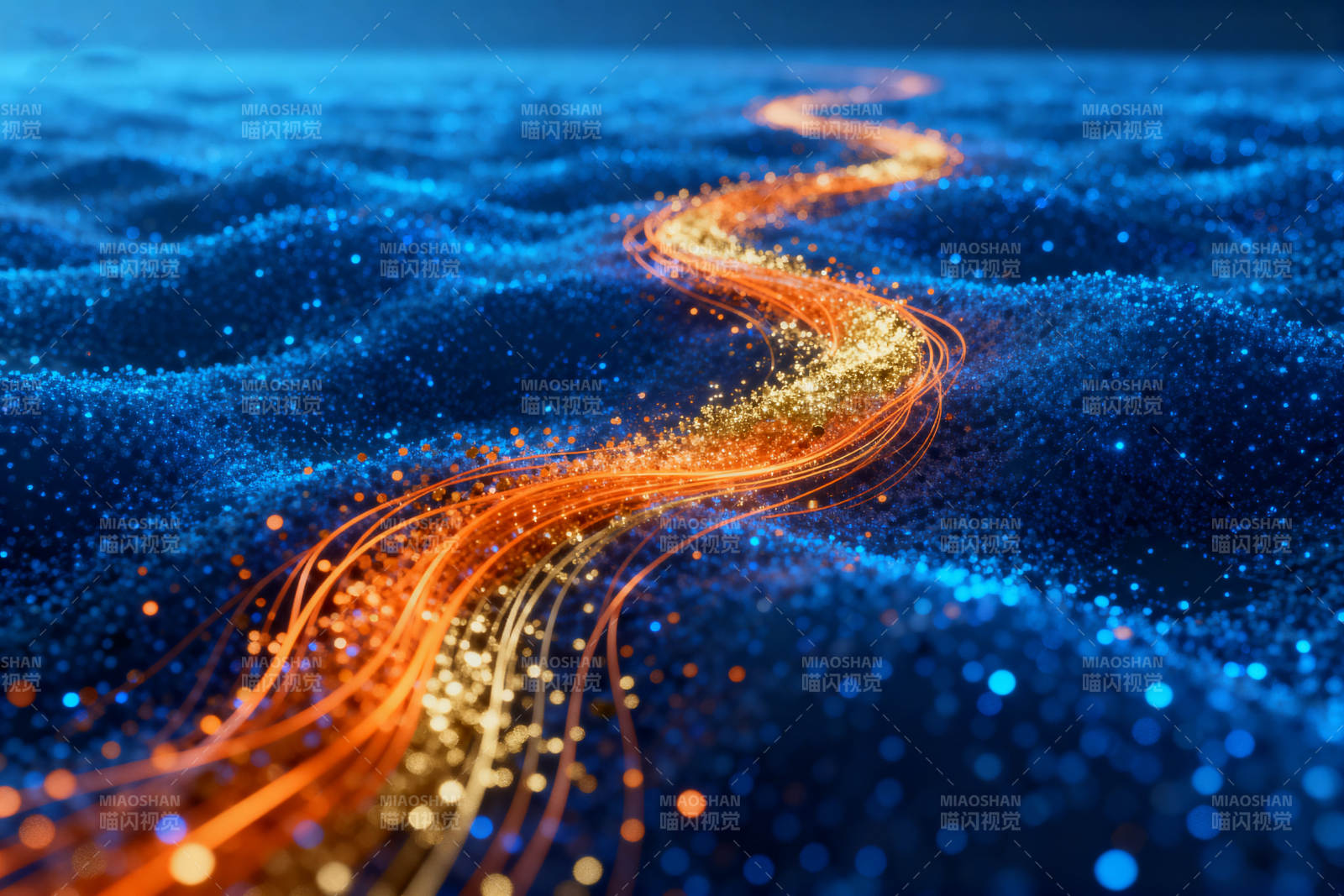 科技感光流抽象背景图片