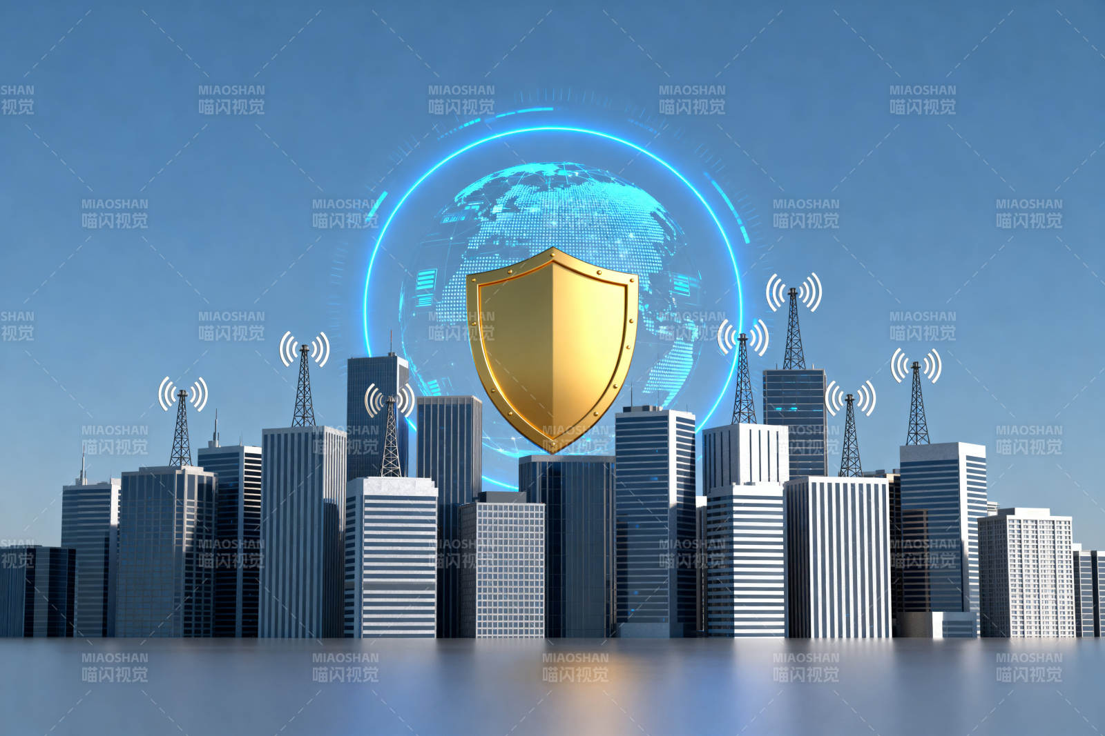 网络安全城市防护图片