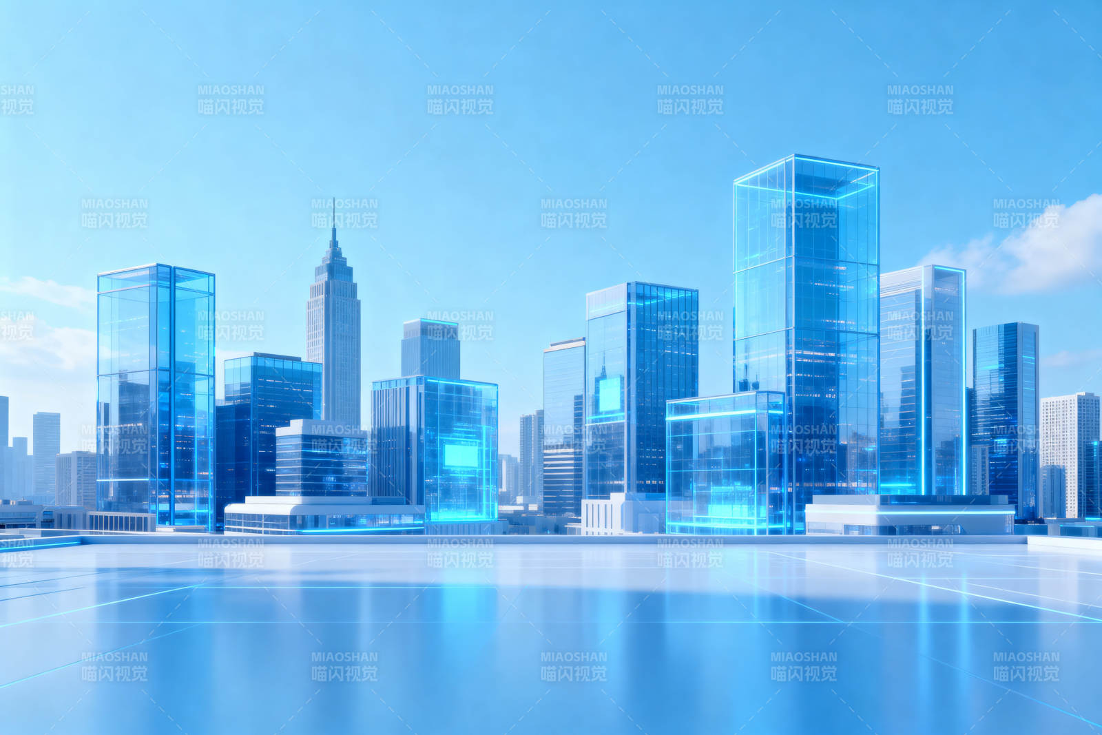 未来城市科技建筑图片