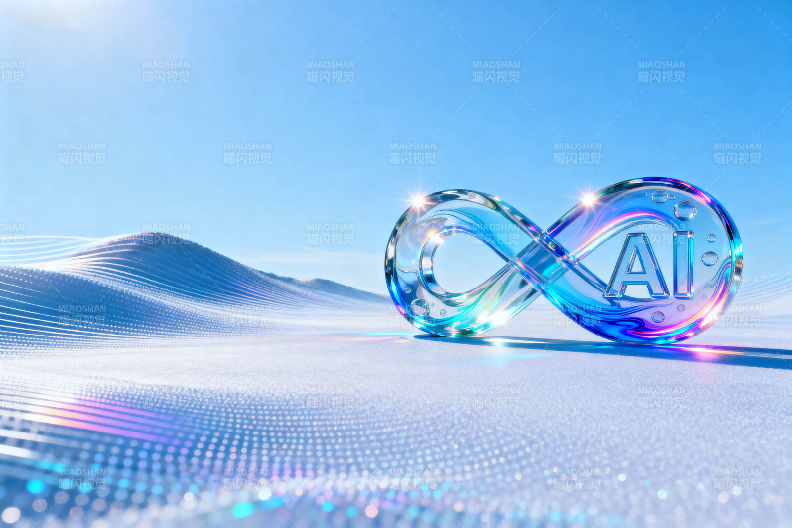 无限符号与人工智能图片