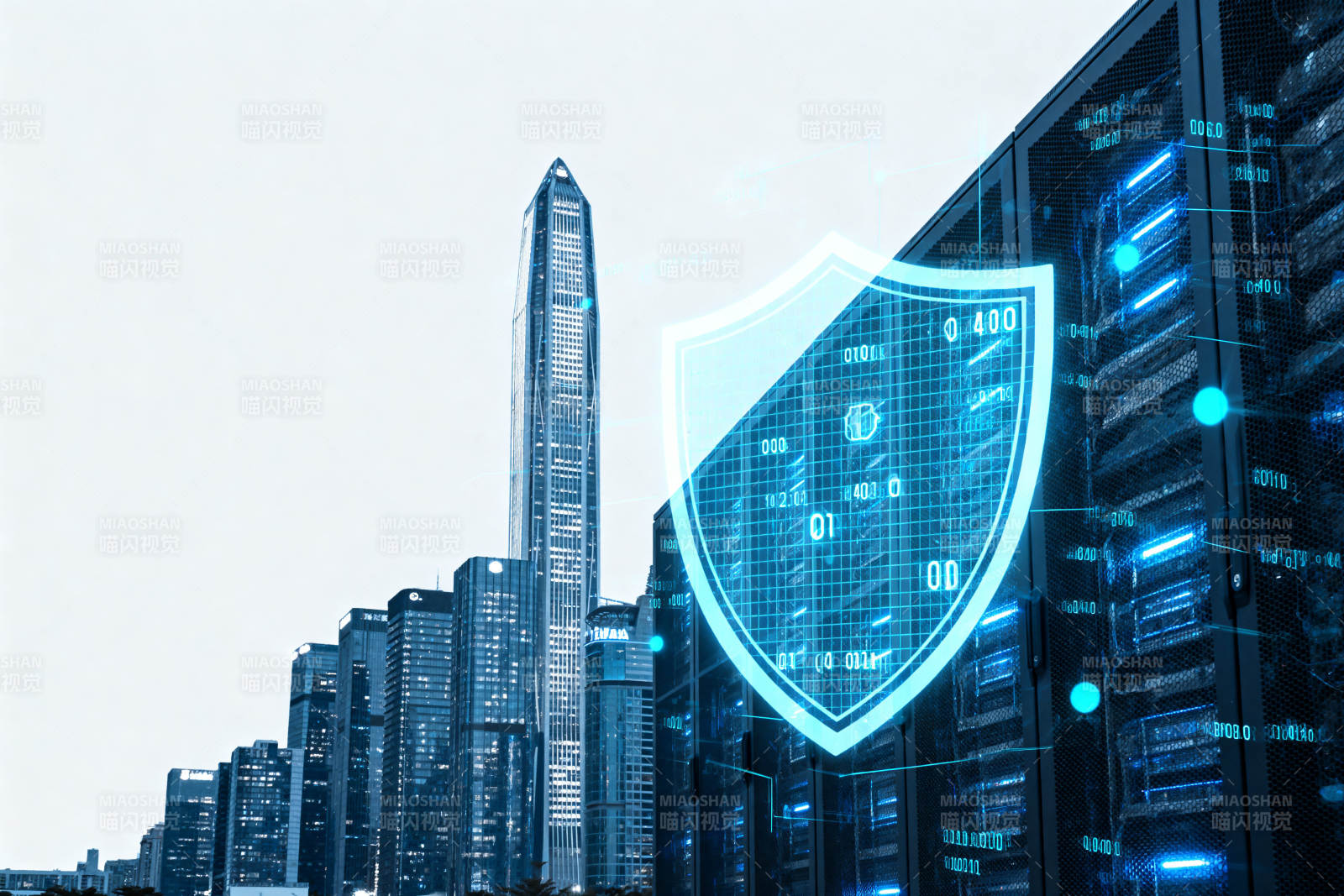 城市科技网络安全防护图片