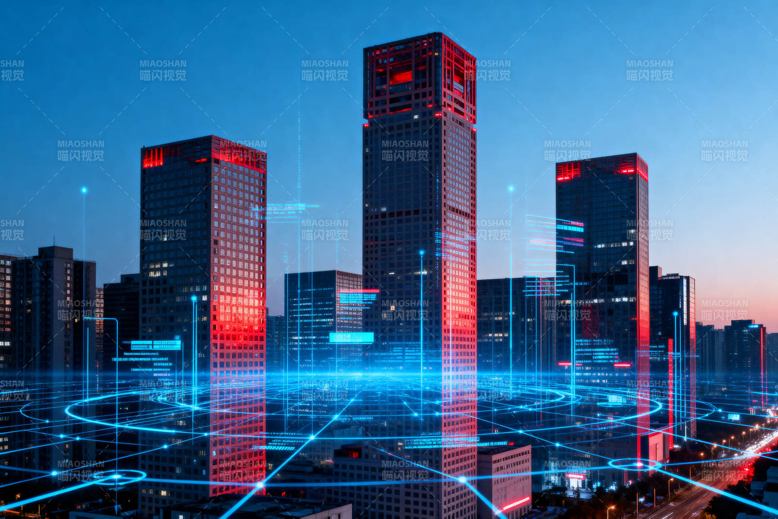 智慧城市科技大楼图片