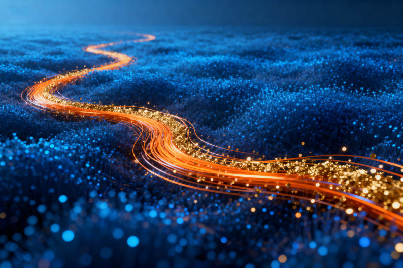 科技光纤数据流抽象背景图片