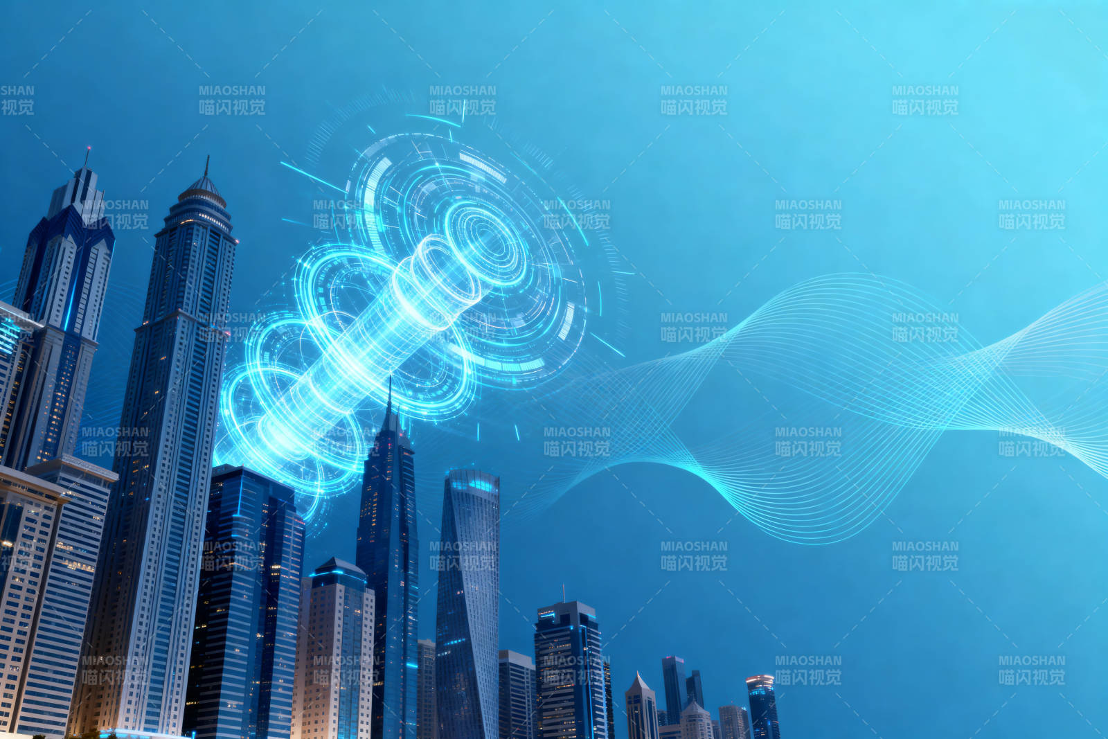 智慧城市科技未来图片