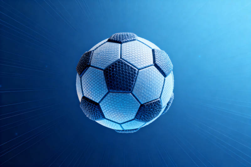 科技感足球背景设计图片