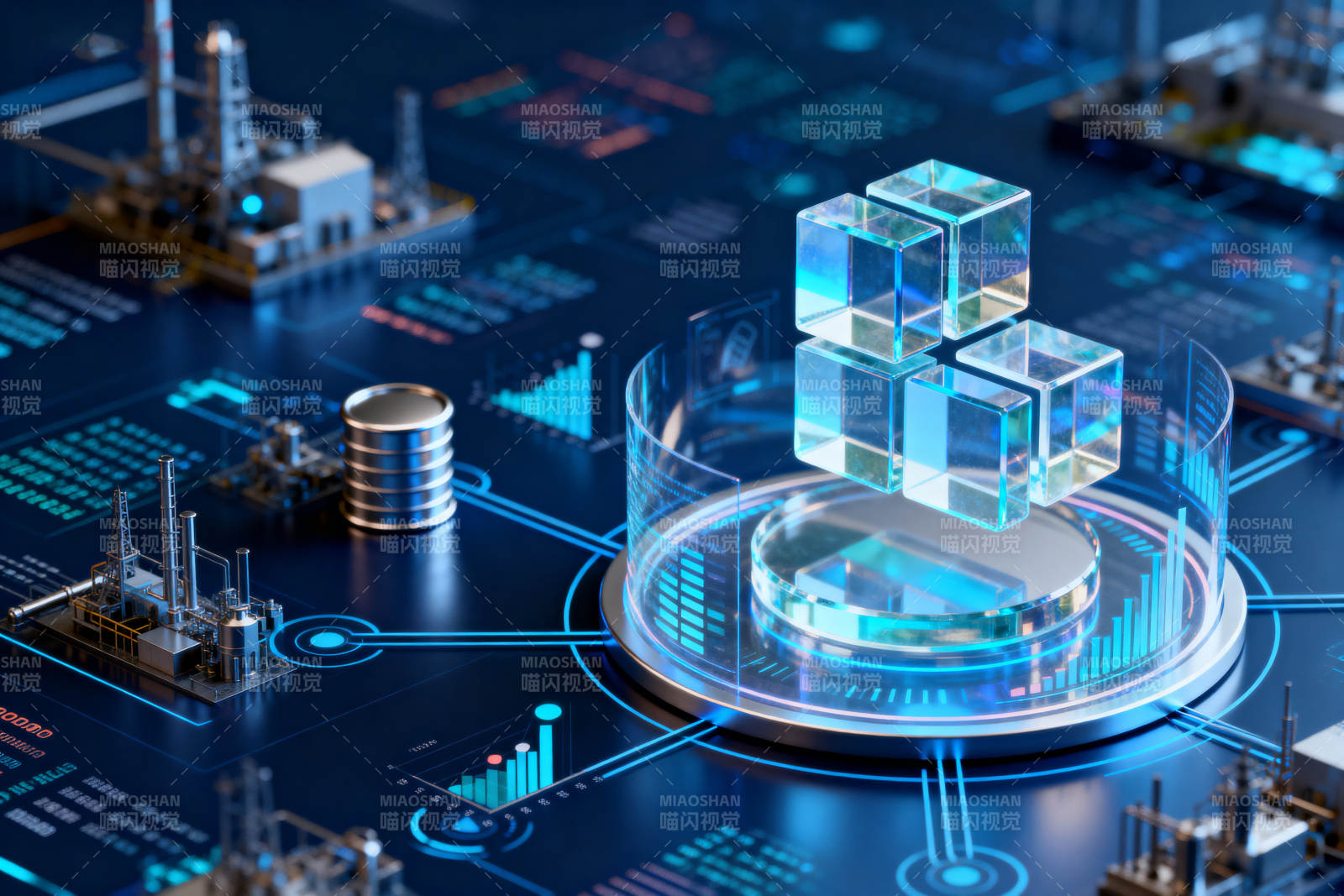 科技数据与工业智能化图片