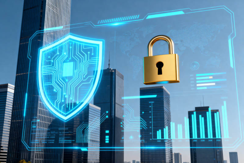 城市网络安全科技图片