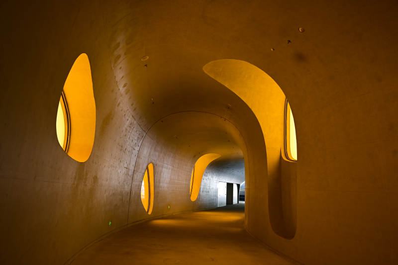 深圳文化广场现代建筑光影几何美学效果图片