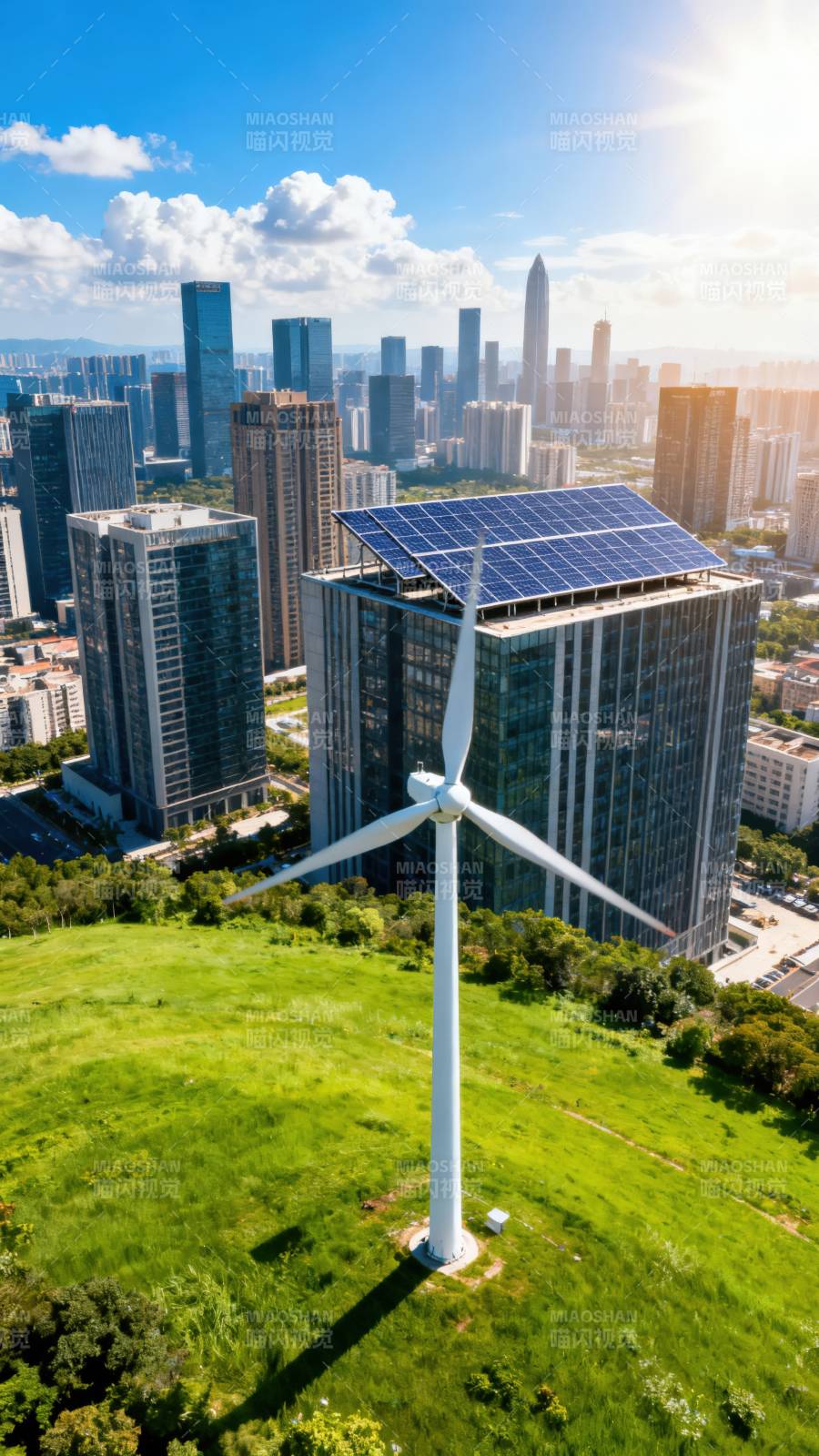 城市绿能新景象图片